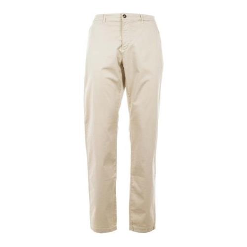 Heren Katoenen Chino Broek Zand/Beige Liu Jo , Beige , Heren