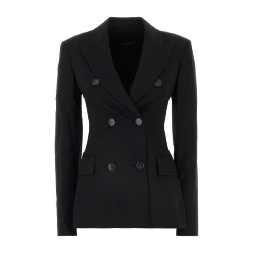 Stretch Zwarte Blazer Andamane , Black , Dames