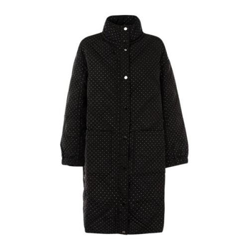 Lange Donsjas Vrouwen Zwart Winter Liu Jo , Black , Dames