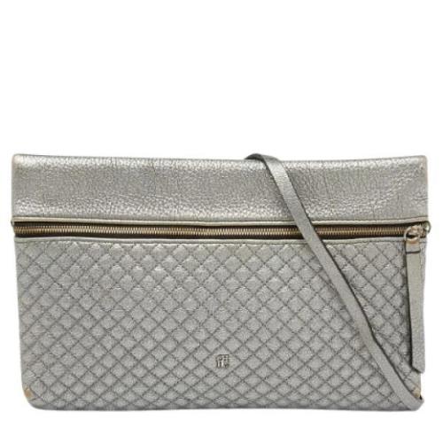 Pre-owned Leather crossbody-bags Carolina Herrera Pre-owned , Gray , D...