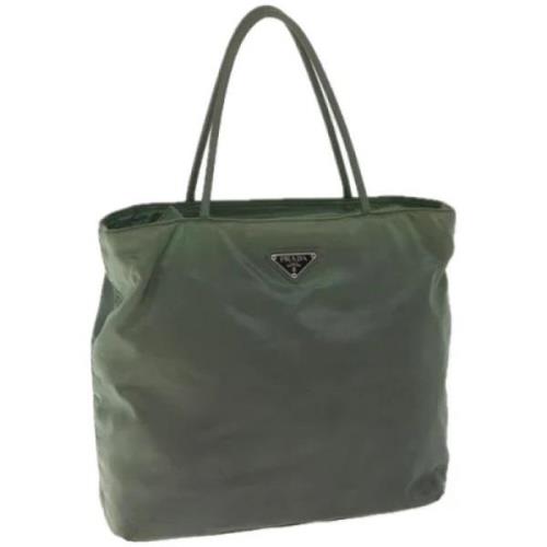 Pre-owned Nylon handbags Prada Vintage , Green , Dames