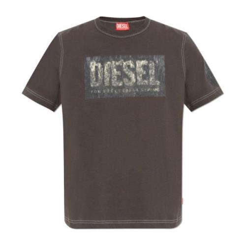 T-shirt T-Adjust-Q1 Diesel , Gray , Heren