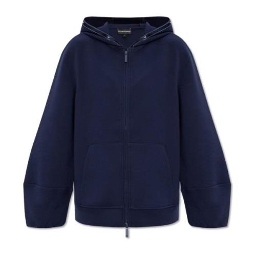 Hoodie Emporio Armani , Blue , Dames