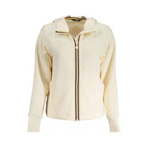 Hoodie, Spacerstof, Contrastdetails K-Way , Beige , Heren