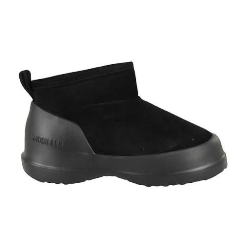 Stadscapsule Suède Lage Laars Moon Boot , Black , Dames