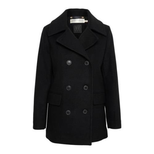 Klassieke Sailor Coat Jas Zwart InWear , Black , Dames