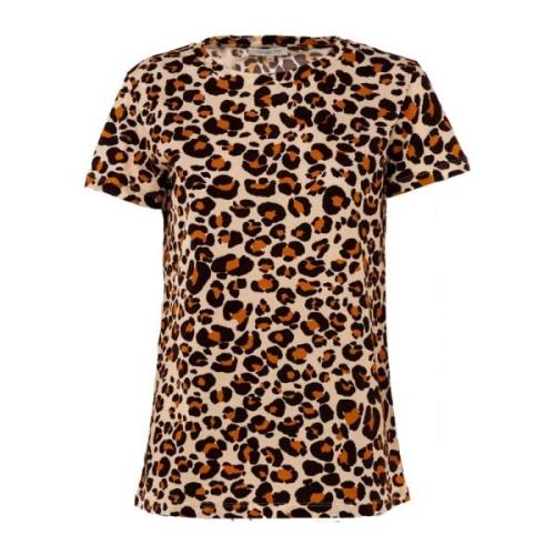 Dames Luipaardprint T-Shirt Patrizia Pepe , Multicolor , Dames