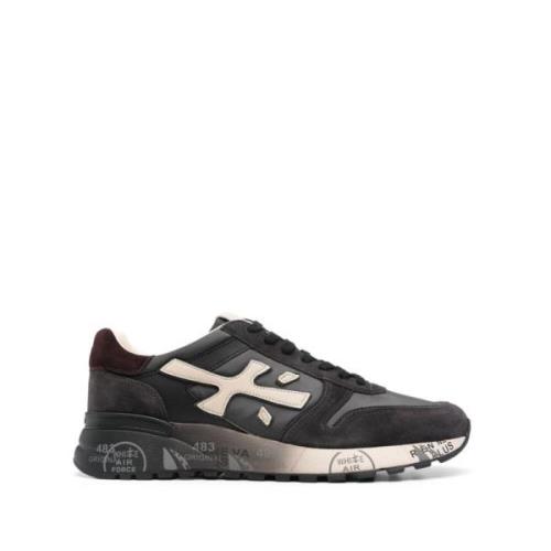 Nylon en Suède Sneakers Premiata , Gray , Heren