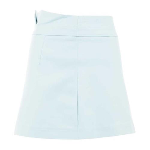 Blauwe Korte Rok Outlet Prijs Patrizia Pepe , Blue , Dames