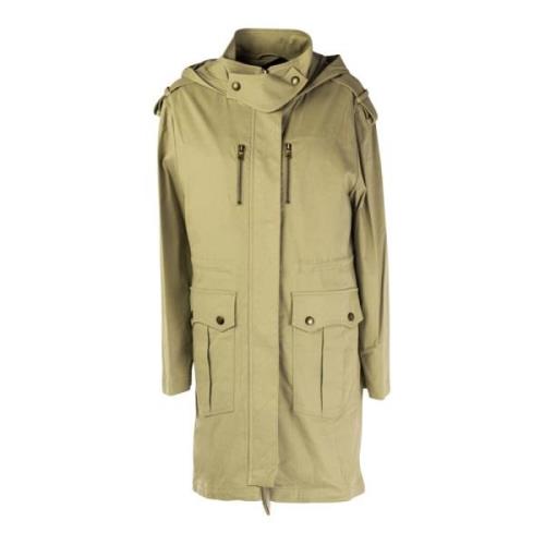 Dames Parka Jas Groen Outlet Prijs Patrizia Pepe , Green , Dames