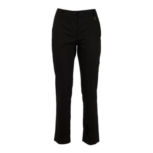 Zwarte zomer chino broek voor vrouwen Patrizia Pepe , Black , Dames