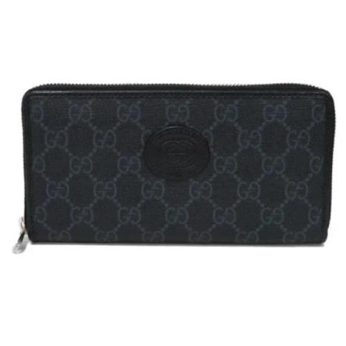 Pre-owned Fabric wallets Gucci Vintage , Black , Dames