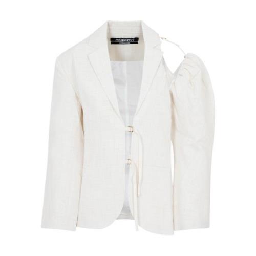 Galliga Jacket Jacquemus , White , Dames