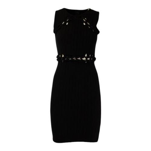 Elegante Korte Zwarte Jurk Outlet Prijs Pinko , Black , Dames