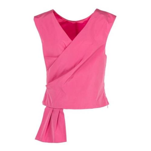 Elegante Zomer Top Paars Fuchsia Pinko , Purple , Dames