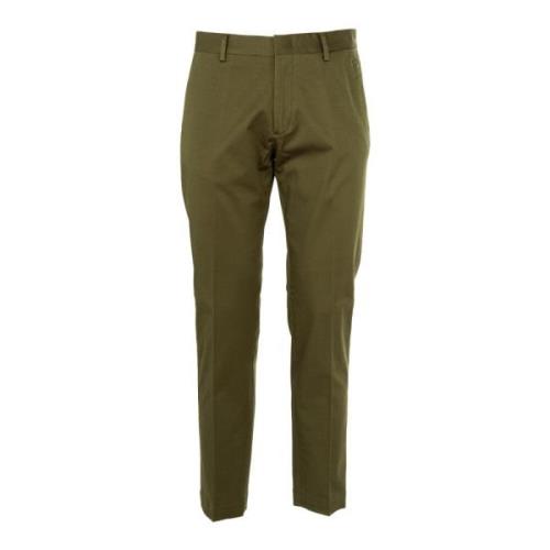 Elegante Heren Katoenen Chino Broek Liu Jo , Green , Heren