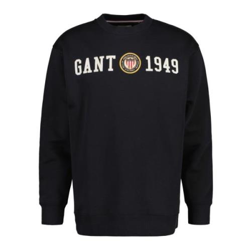 Stijlvolle Gebreide Collectie Gant , Black , Heren