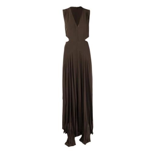 Elegante Bruine Zomerjurk Patrizia Pepe , Brown , Dames