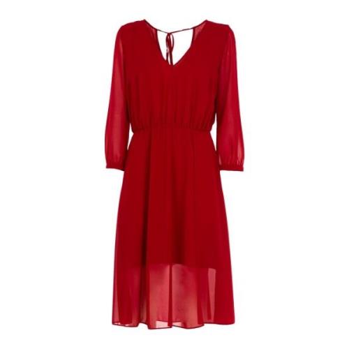 Elegante rode jurk voor vrouwen Patrizia Pepe , Red , Dames