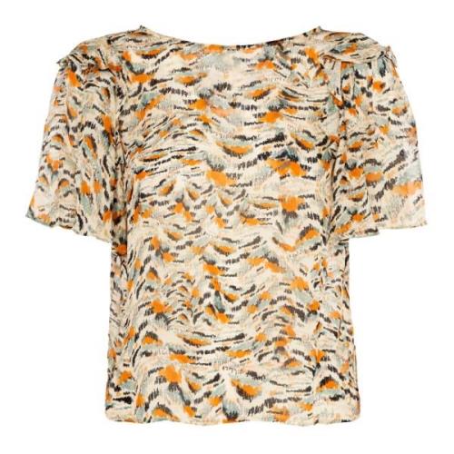 Tribal Print Zomerblouse Patrizia Pepe , Multicolor , Dames