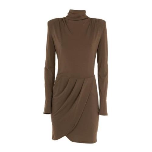 Elegante Cocktailjurk voor vrouwen Patrizia Pepe , Brown , Dames