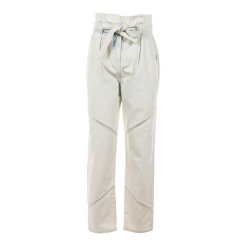 Hoge witte jeans voor vrouwen Patrizia Pepe , White , Dames