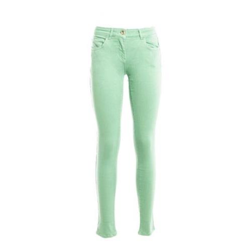 Hoge taille skinny broek groen outlet Patrizia Pepe , Green , Dames