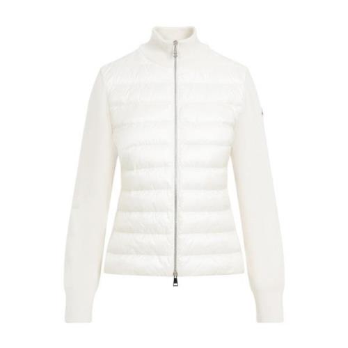 Tricot Cardigan in Wit Moncler , White , Dames