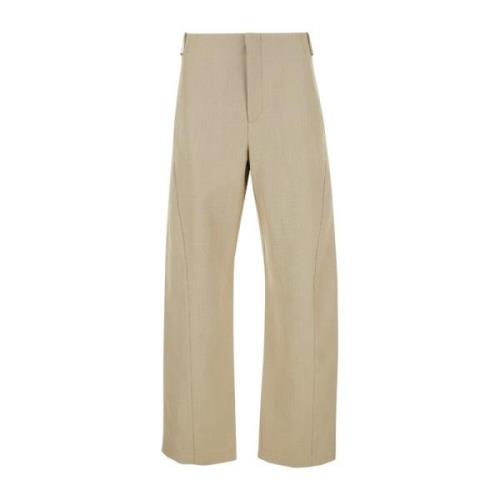 Beige Broek LE Pantalon Scala Jacquemus , Beige , Heren