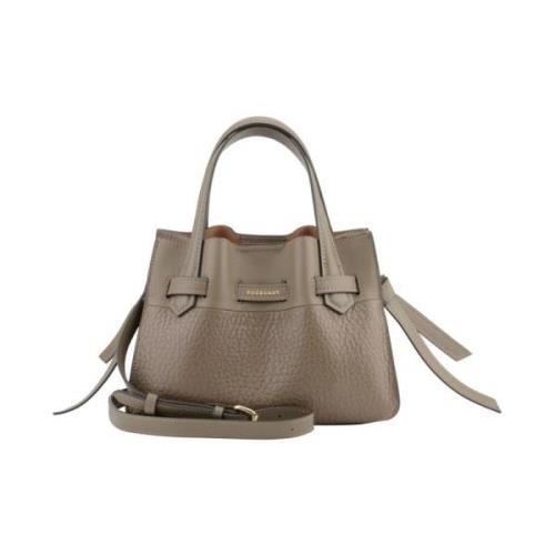 Taupe Crossbody Tas met Drie Compartimenten Pourchet Paris , Beige , D...