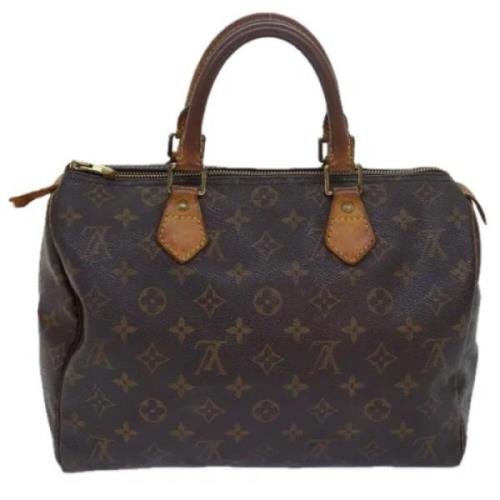 Pre-owned Canvas handbags Louis Vuitton Vintage , Brown , Dames