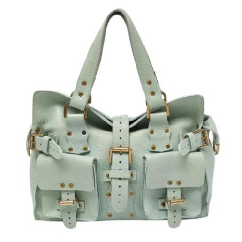 Pre-owned Leather shoulder-bags Mulberry Pre-owned , Green , Dames