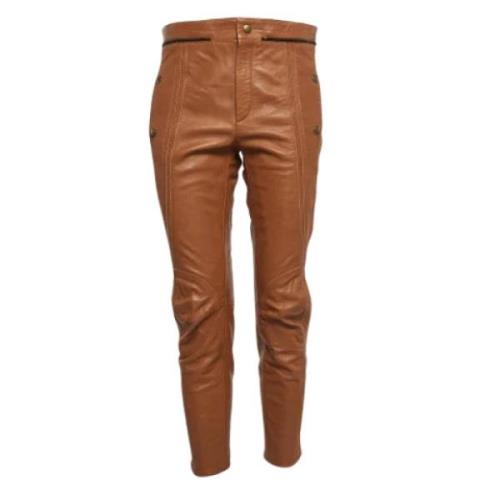 Pre-owned Leather bottoms Chloé Pre-owned , Brown , Dames