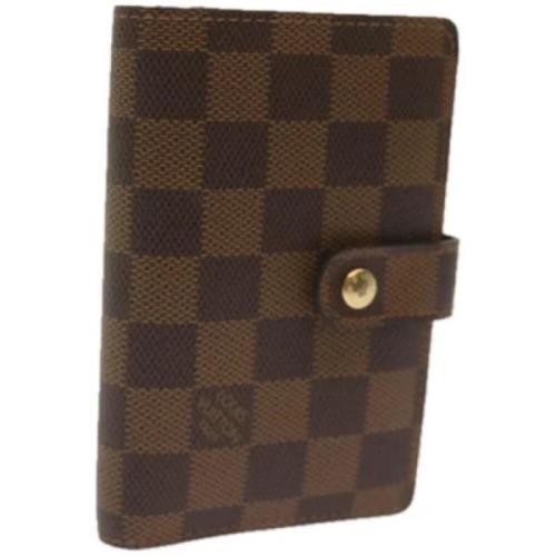 Pre-owned Canvas wallets Louis Vuitton Vintage , Brown , Dames