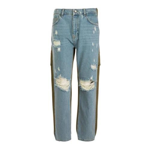 Cargo Broek Blauw Liu Jo , Blue , Dames