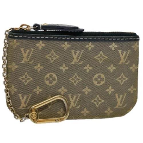 Pre-owned Canvas wallets Louis Vuitton Vintage , Beige , Dames