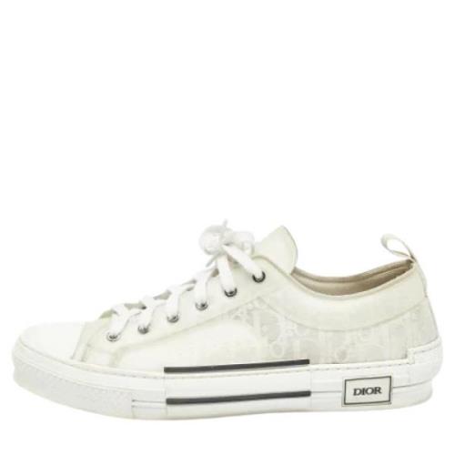 Pre-owned Mesh sneakers Dior Vintage , White , Heren