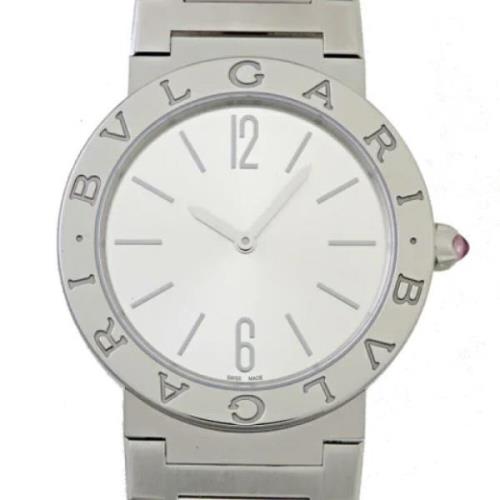 Pre-owned Stainless Steel watches Bvlgari Vintage , Gray , Heren