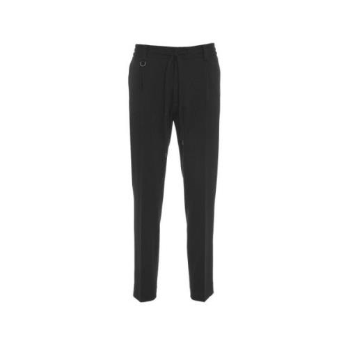 Zwarte Broek Aw24 Paolo Pecora , Black , Heren