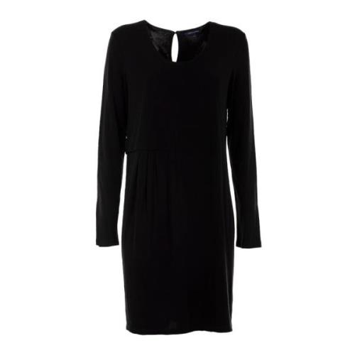 Elegante Zwarte Jurk Outlet Prijs Tommy Hilfiger , Black , Dames