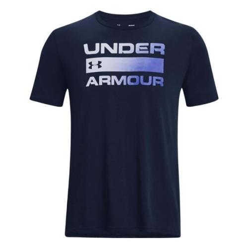 Team Issue Wordmark T-shirt Under Armour , Blue , Heren