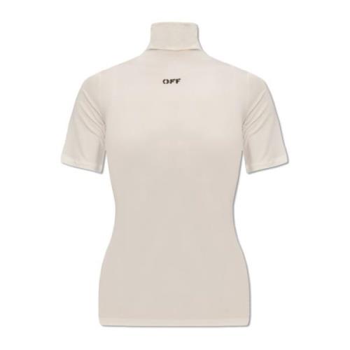 Top met logo Off White , Beige , Dames