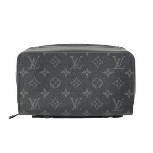 Pre-owned Fabric wallets Louis Vuitton Vintage , Gray , Dames