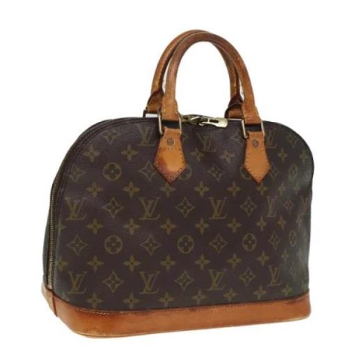 Pre-owned Canvas handbags Louis Vuitton Vintage , Brown , Dames