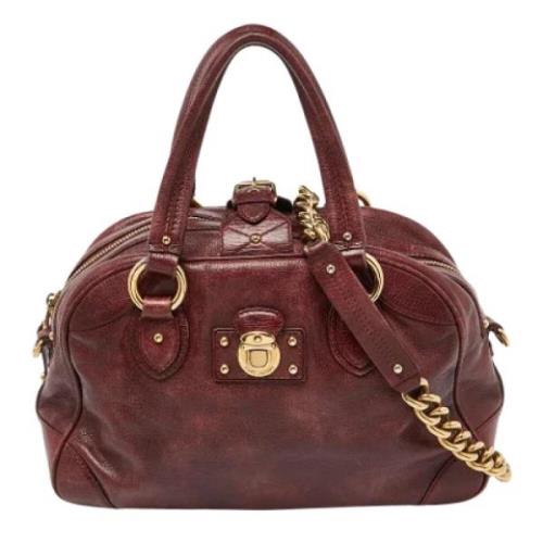 Pre-owned Leather handbags Marc Jacobs Pre-owned , Red , Dames