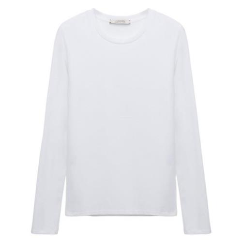 Geribbeld Langarmshirt All Time Favorites Dorothee Schumacher , White ...