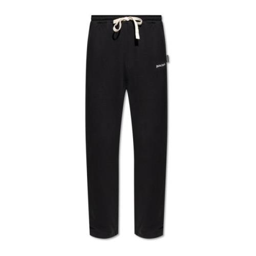 Trainingsbroek met logo Palm Angels , Black , Heren