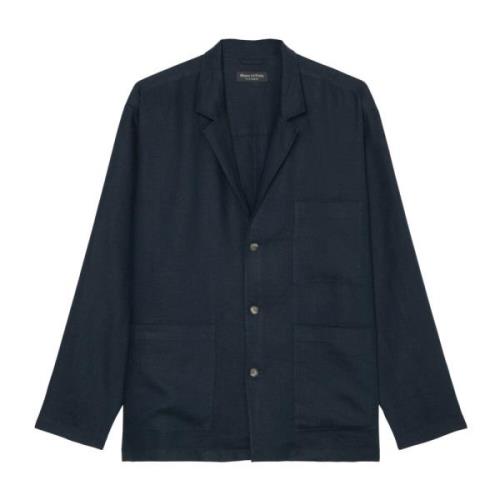 Overshirt in blazerstijl Marc O'Polo , Blue , Heren