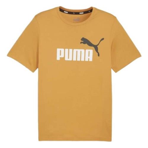 Ess 2 Col Logo T-shirt Puma , Beige , Heren