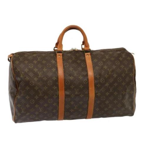 Pre-owned Canvas travel-bags Louis Vuitton Vintage , Brown , Dames